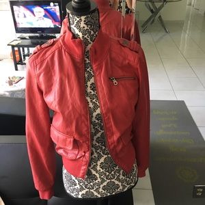 Red jacket